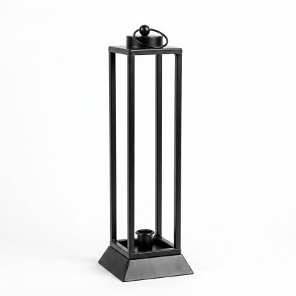 Lanterna decorativa HALL 34 cm preta