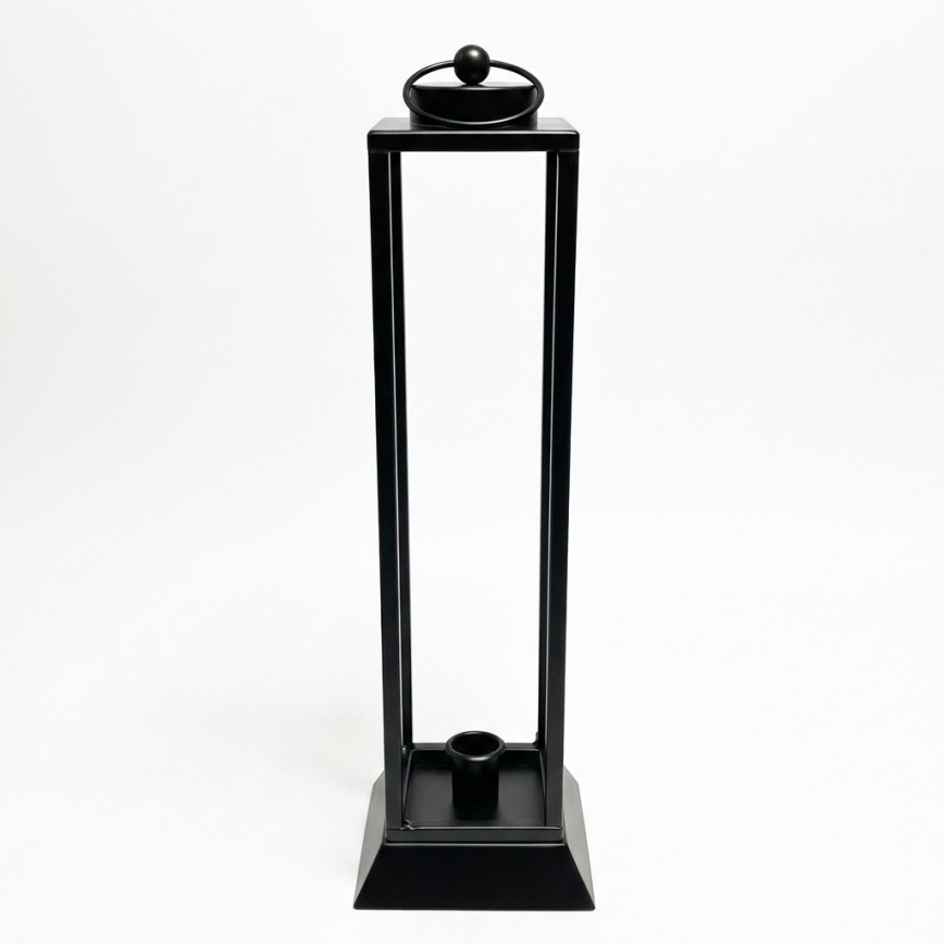 Lanterna decorativa HALL 45,5 cm preta