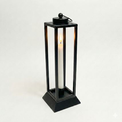 Lanterna decorativa HALL 45,5 cm preta
