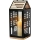 Lanterna decorativa HOME 34,5 cm preta/bege