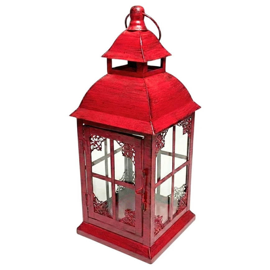 Lanterna decorativa REDY 30,5 cm vermelha