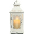 Lanterna decorativa ROSEHILL 27,5 cm branca