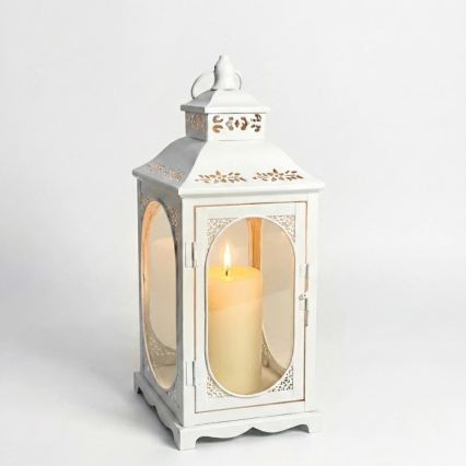 Lanterna decorativa ROSEHILL 40 cm branca