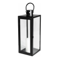 Lanterna decorativa TOWER 49 cm preta