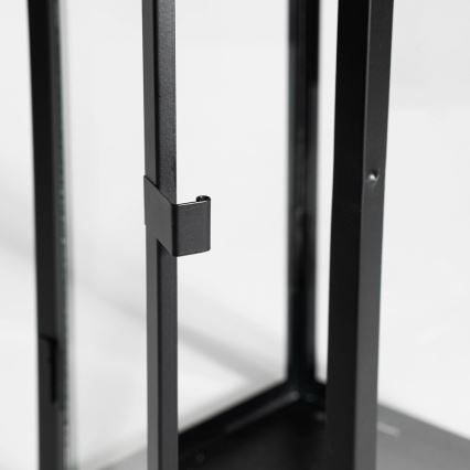 Lanterna decorativa TOWER 49 cm preta