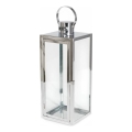Lanterna decorativa TOWER 63 cm, acabamento cromado brilhante