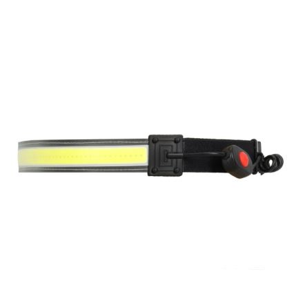 Lanterna frontal recarregável 2x LED/5V 180 lm 900 mAh preta