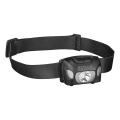 Lanterna frontal recarregável LED/3W/1200 mAh IP44 preta