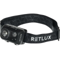 Lanterna frontal recarregável LED/3W/1200 mAh IP67 preta