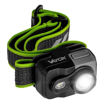 Lanterna frontal recarregável LED dimerizável/10W/5V/3xAAA IP66 800 lm 1000 mAh