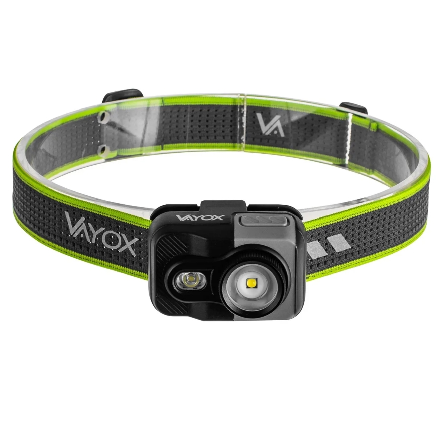 Lanterna frontal recarregável LED dimerizável/10W/5V/3xAAA IP66 800 lm 1000 mAh