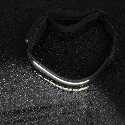 Lanterna frontal recarregável LED regulável com sensor 2xLED/5V IP44 350 lm 1200 mAh