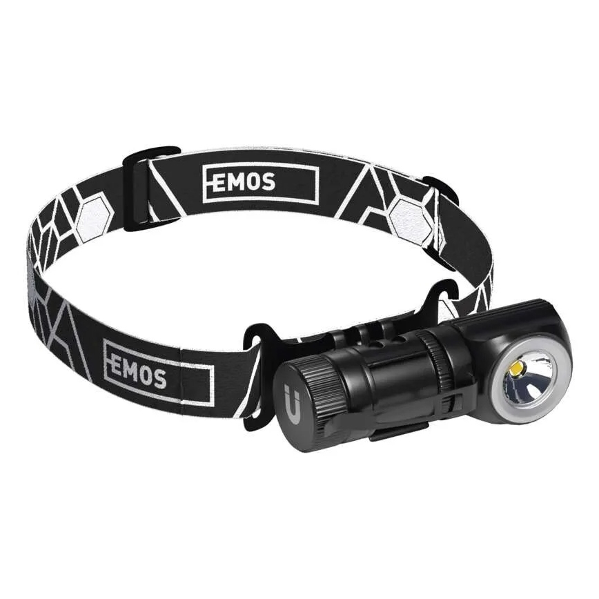 Lanterna frontal recarregável LED regulável/800 mAh 3,7V