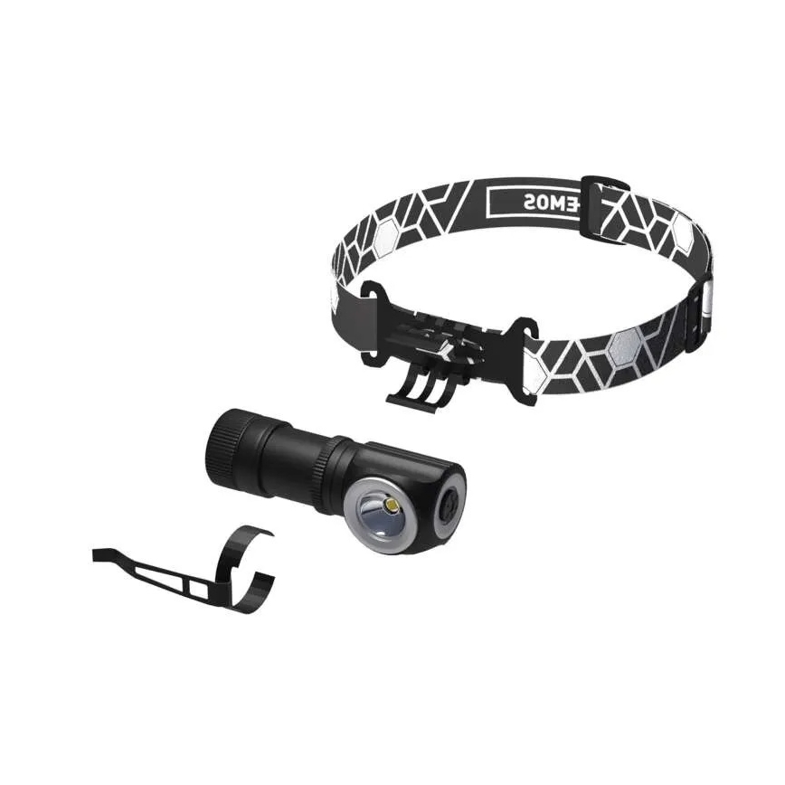 Lanterna frontal recarregável LED regulável/800 mAh 3,7V
