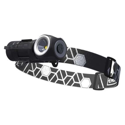 Lanterna frontal recarregável LED regulável/800 mAh 3,7V