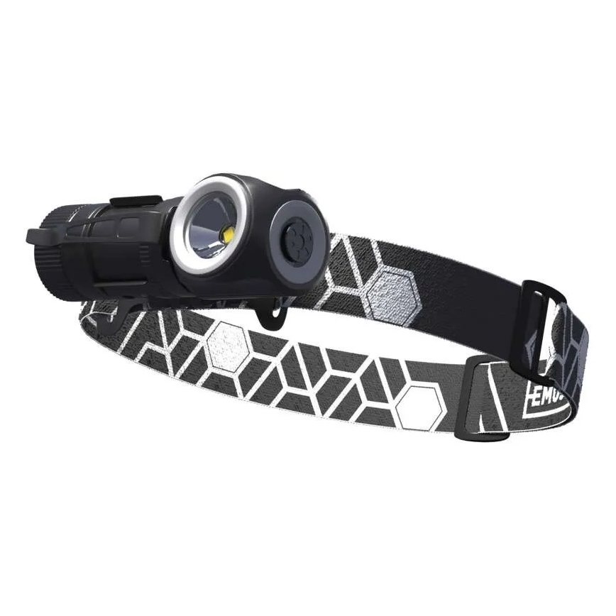 Lanterna frontal recarregável LED regulável/800 mAh 3,7V