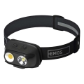 Lanterna frontal recarregável LED/USB 1200 mAh