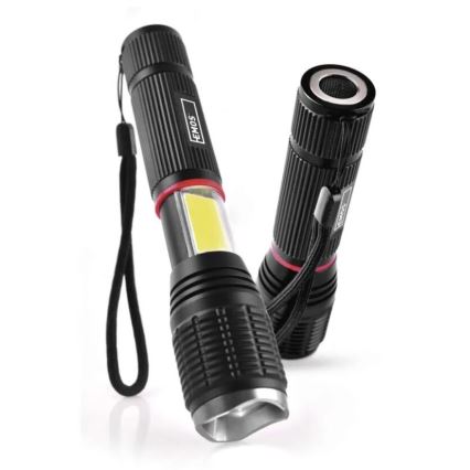 Lanterna LED 2em1 COB LED/3xAAA