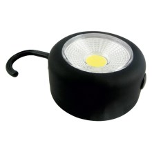 Lanterna LED com gancho e íman LED/3W/3xAAA