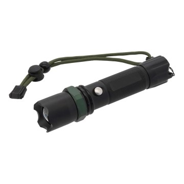 Lanterna LED LED/3W/3xAAA IP44 preto