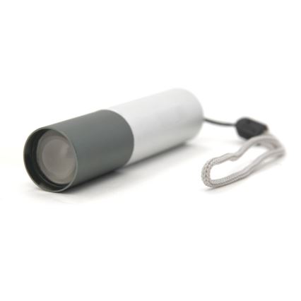Lanterna LED LED/400mAh branca/cinzenta