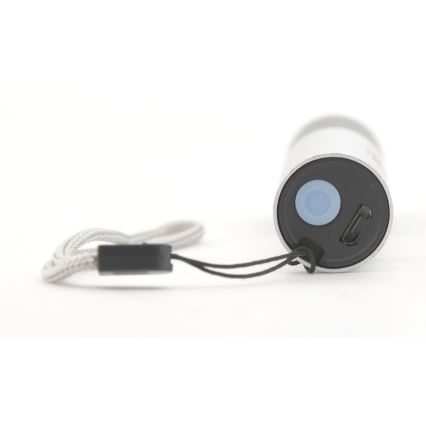 Lanterna LED LED/400mAh branca/cinzenta