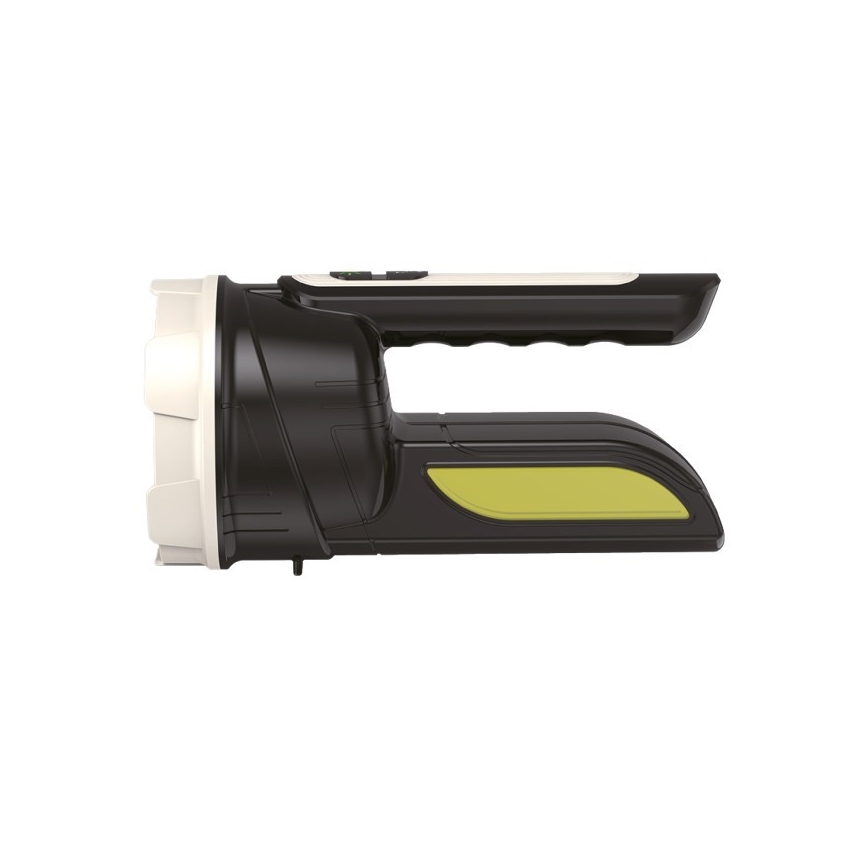 Lanterna LED recarregável 2xLED/3W/5V 210 lm 1200 mAh preta