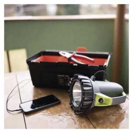 Lanterna LED recarregável 3,7V 4000 mAh