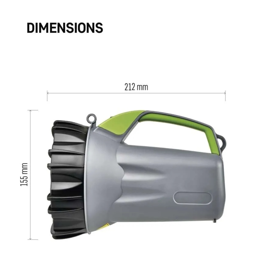 Lanterna LED recarregável 3,7V 4000 mAh