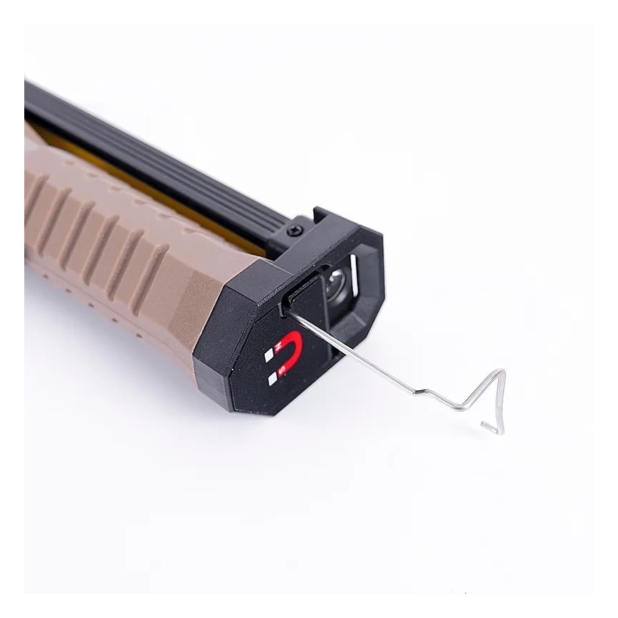 Lanterna de trabalho recarregável LED dimmerizável com função powerbank LED/4W/5V IPX4 600 lm 2000 mAh