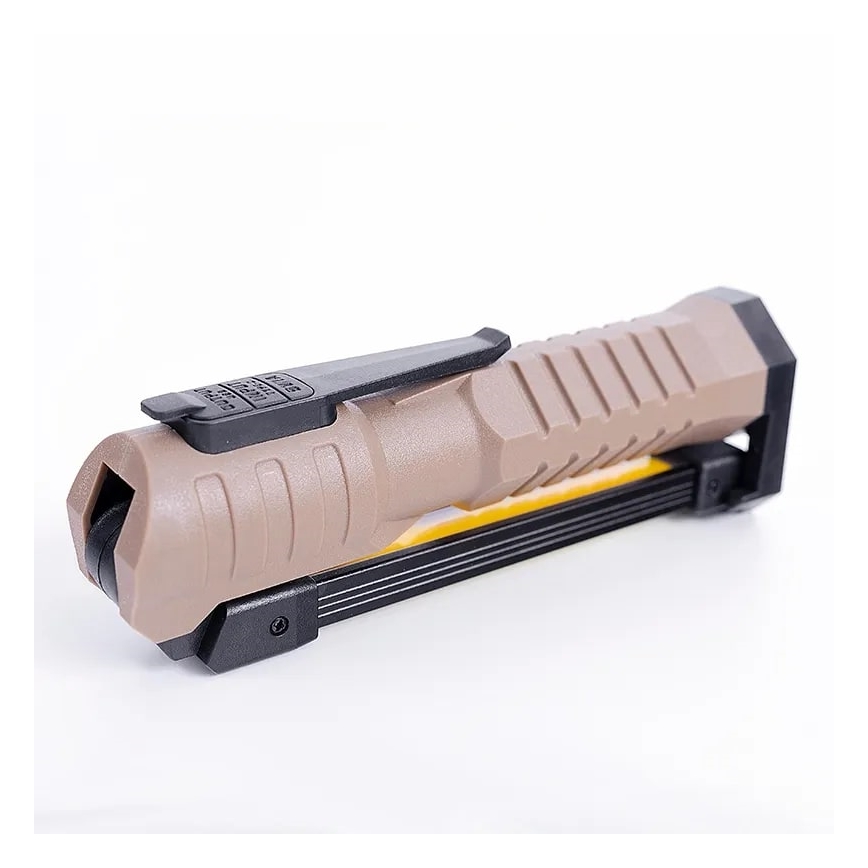 Lanterna de trabalho recarregável LED dimmerizável com função powerbank LED/4W/5V IPX4 600 lm 2000 mAh