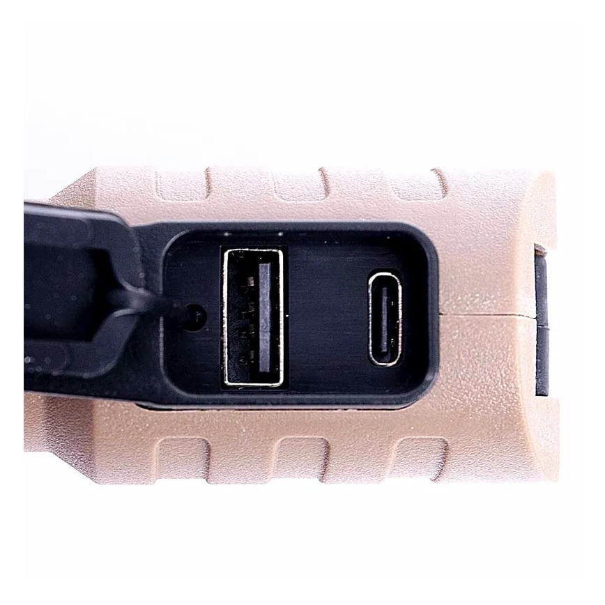 Lanterna de trabalho recarregável LED dimmerizável com função powerbank LED/4W/5V IPX4 600 lm 2000 mAh