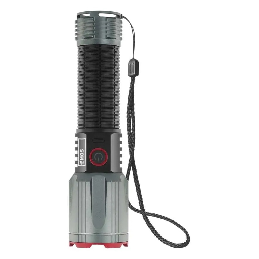 Lanterna de metal recarregável LED/5V 3000 lm 5000 mAh IP43