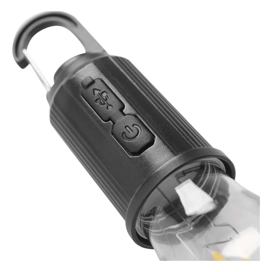 Lanterna LED recarregável USB IP44 90 lm 400 mAh