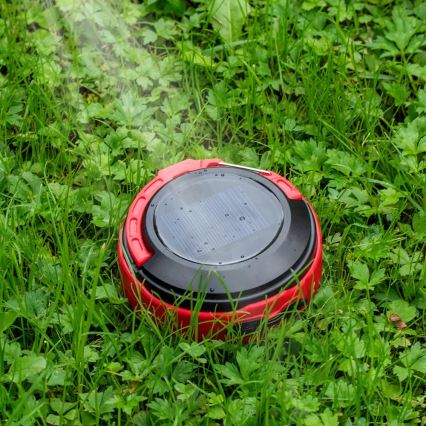 Lanterna LED solar com regulação e função power bank LED/3W/5V 3000/4000/6500K IPX6 500 brilhante 2000 mAh