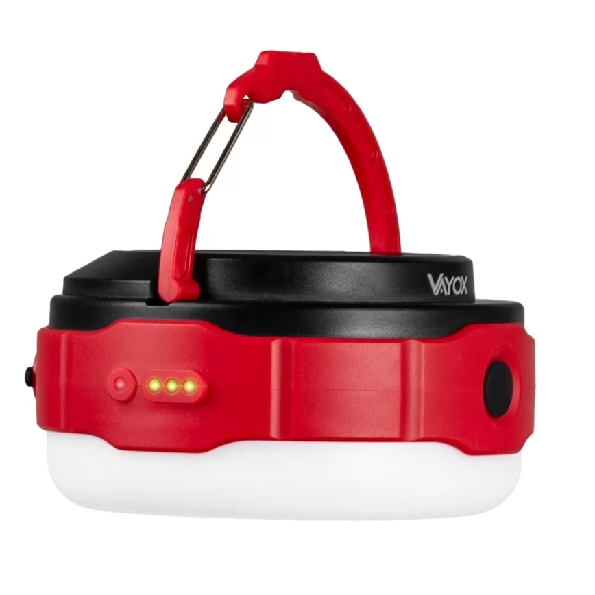 Lanterna LED solar com regulação e função power bank LED/3W/5V 3000/4000/6500K IPX6 500 brilhante 2000 mAh