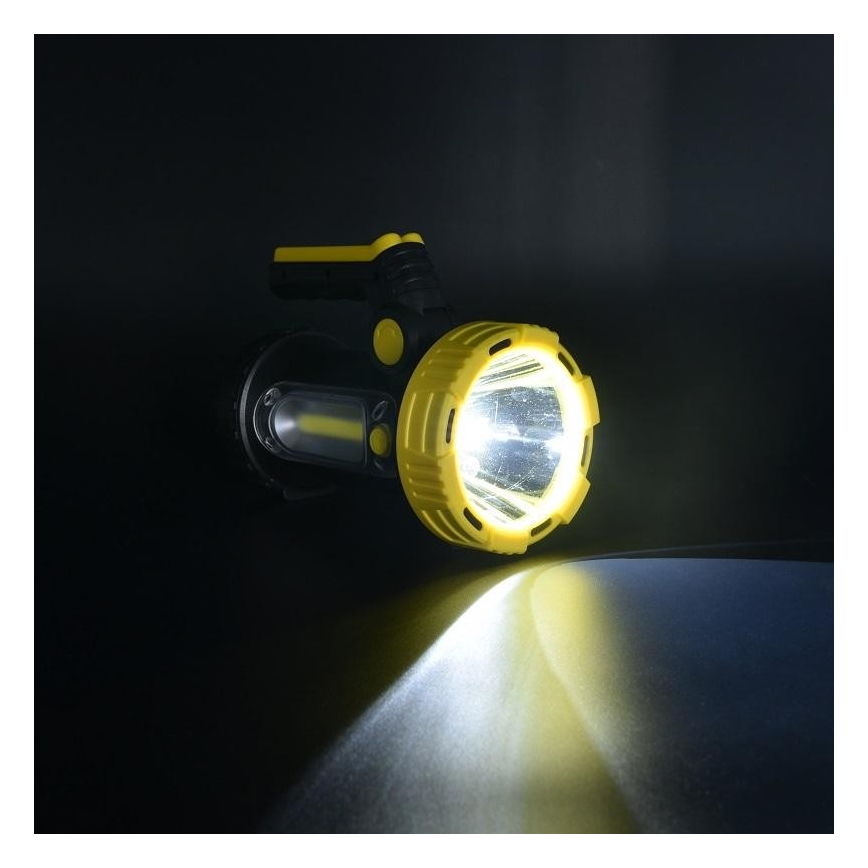 Lanterna recarregável LED/5W/4000mAh + LED/3W