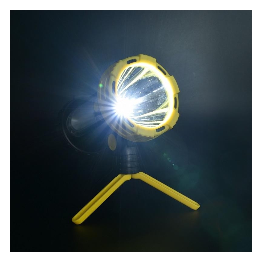 Lanterna recarregável LED/5W/4000mAh + LED/3W