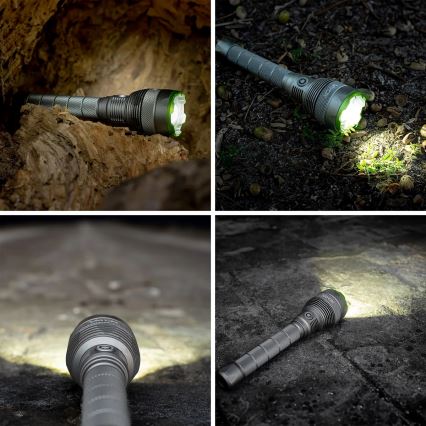 Lanterna LED regulável e com power bank LED/5V IPX7 10000 brilhante 2600 mAh