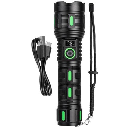 Lanterna recarregável LED regulável com função de powerbank LED/20W/5V IP44 1200 lm 5000 mAh