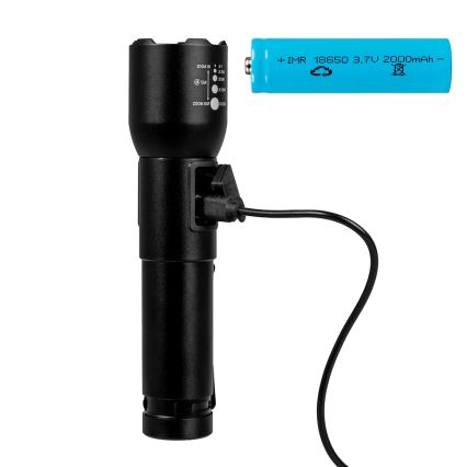 Lanterna recarregável LED dimmerizável LED/20W/5V IPX4 800 lm 2000 mAh