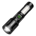Lanterna recarregável LED dimmerizável com luz vermelha LED/5W/5V IPX4 260 lm 2000 mAh