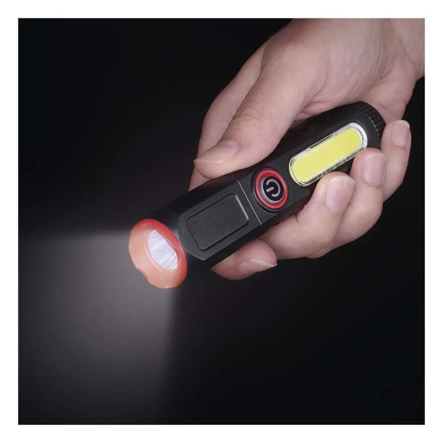 Lanterna recarregável LED LED/USB/3,7V 120 lm 400 mAh