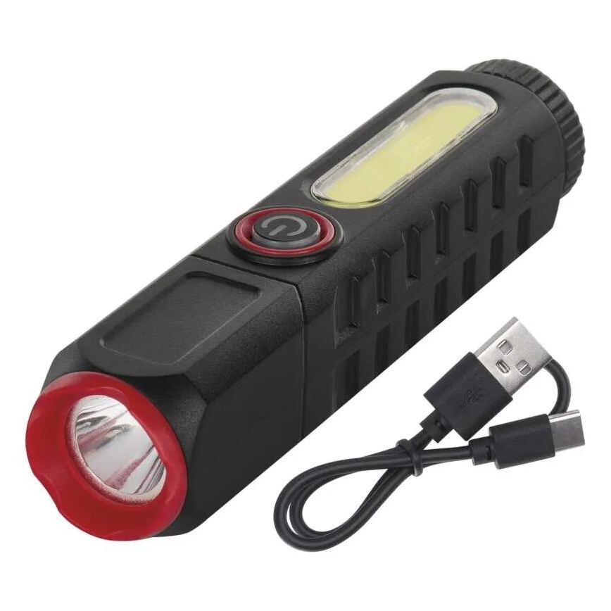 Lanterna recarregável LED LED/USB/3,7V 120 lm 400 mAh