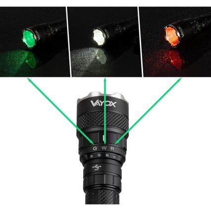 Lanterna recarregável LED RGBW dimmerizável LED/15W/5V IP66 1500 lm 2000 mAh