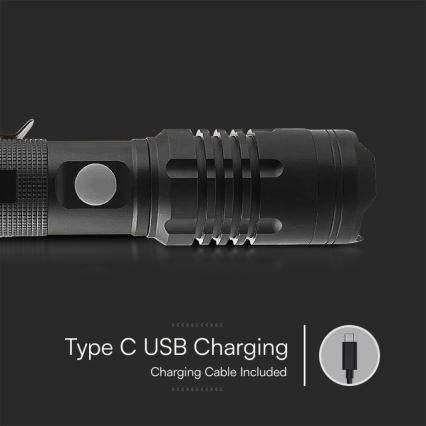 Lanterna recarregável LED USB LED/10W/5V IP54 2000 mAh 1000 lm