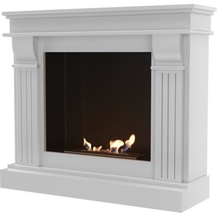 Kratki - Lareira BIO 97,9x115 cm 3kW branca