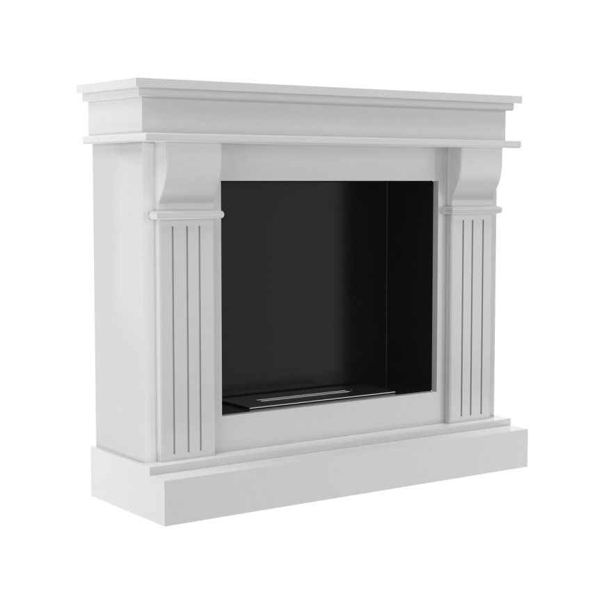 Kratki - Lareira BIO 97,9x115 cm 3kW branca