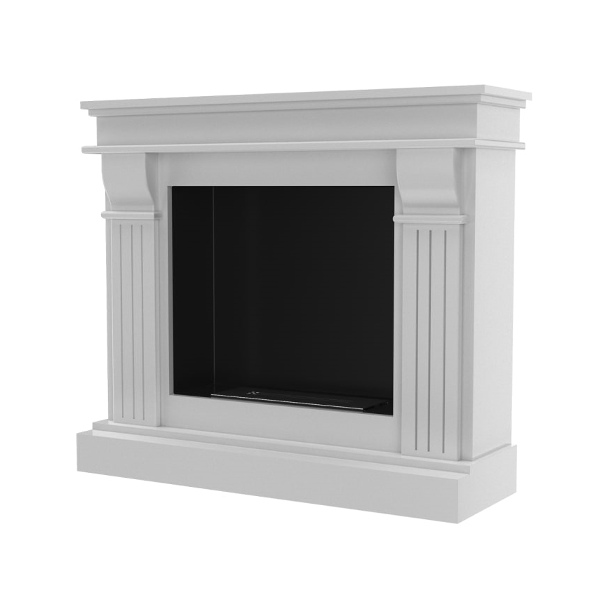 Kratki - Lareira BIO 97,9x115 cm 3kW branca