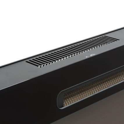 Lareira elétrica de parede LED com aquecimento LED/2000W/230V 48x91 cm + controlo remoto